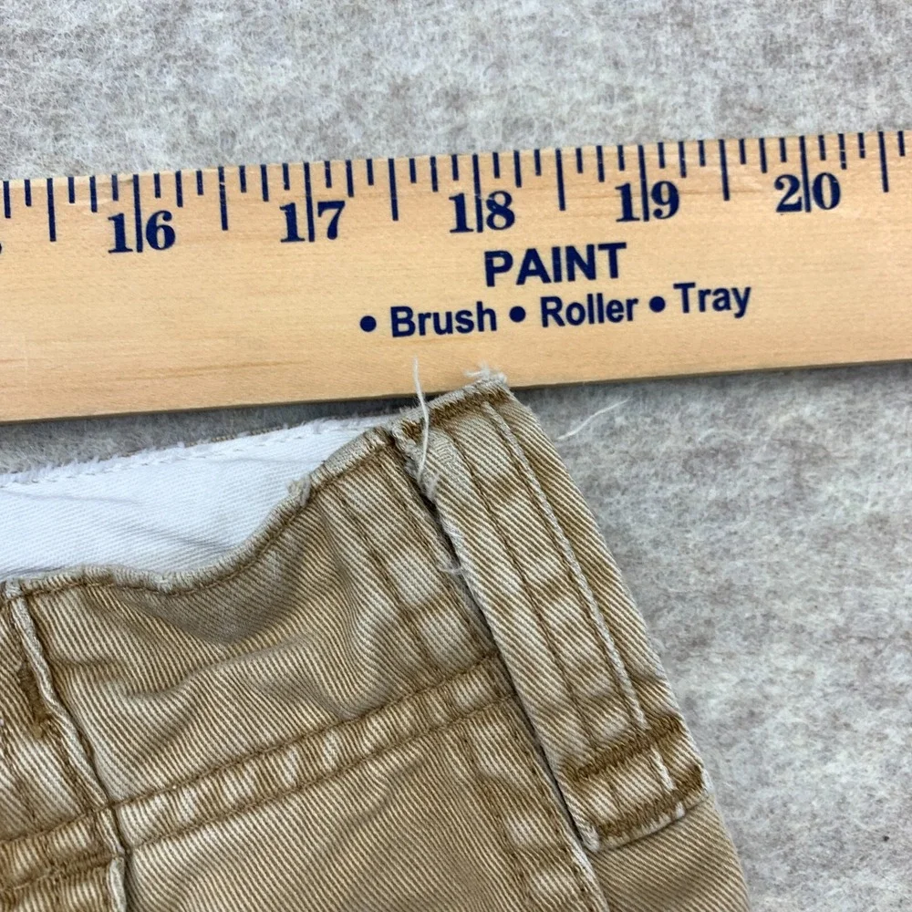 Vintage Polo Jeans Co Ralph Lauren Shorts 36 Khaki Cargo Baggy Y2K Grunge Skater